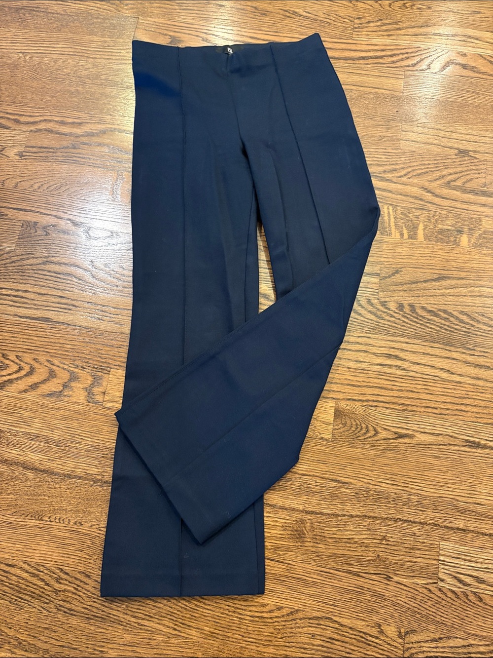 Banana Republic navy Women's Black Tailored pull on Dress Pants, small
